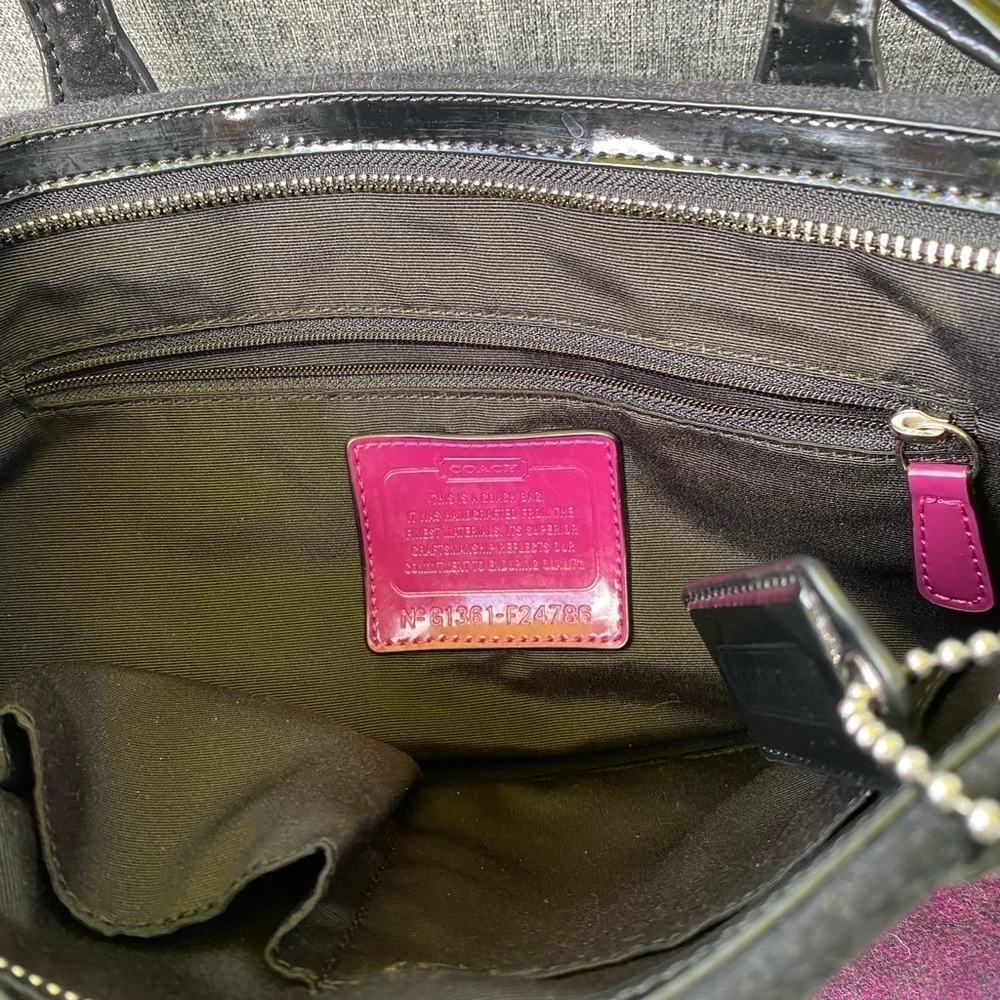 Coach |  gorgeous wool purse F24786 - Picture 13 of 14